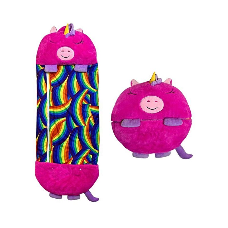 GENERICO - SACO PARA DORMIR PARA NIÑO O NIÑA UNICORNIO FUCSIA