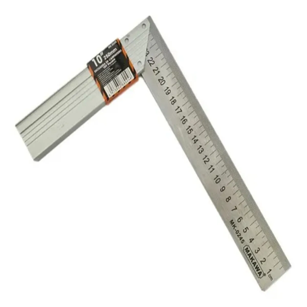 MAKAWA - Escuadra Carpintero Esquina 10 Pulgadas Acero Templado Mk