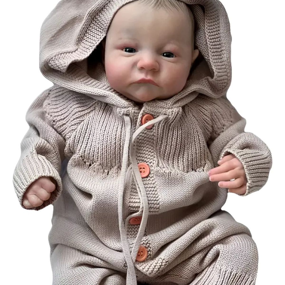 GENERICO - Muñeca De Bebé Reborn Levi De 49cm Recién Nacido