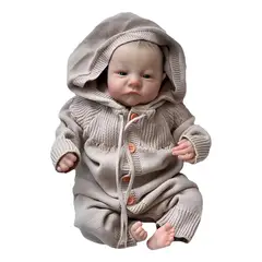 GENERICO - Muñeca De Bebé Reborn Levi De 49cm Recién Nacido