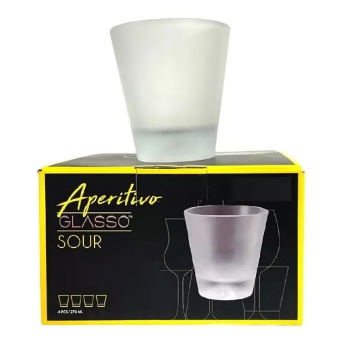 GLASSO - SET 4 VASOS FROZEN GLASSO