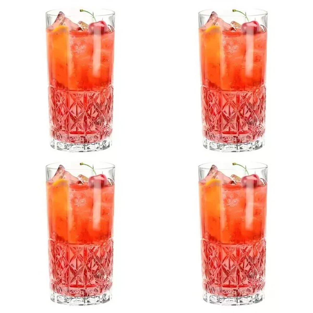 GLASSO - SET 4 VASOS MIX DRINKS VINTAGE GLASSO