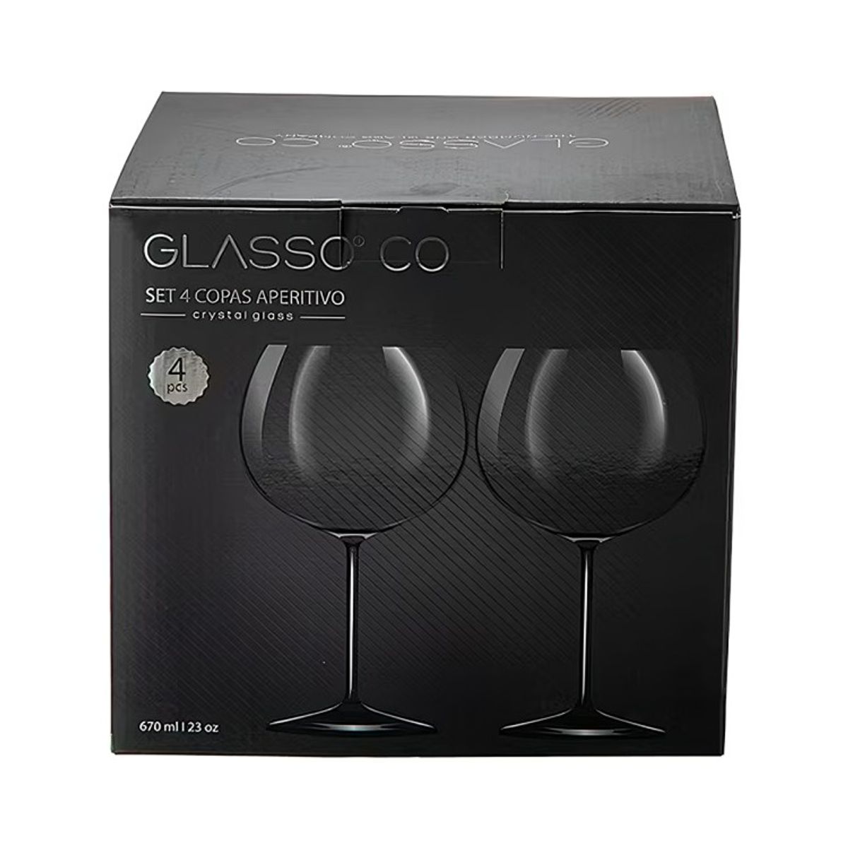 GLASSO - SET 4 COPAS APERITIVO GLASSO