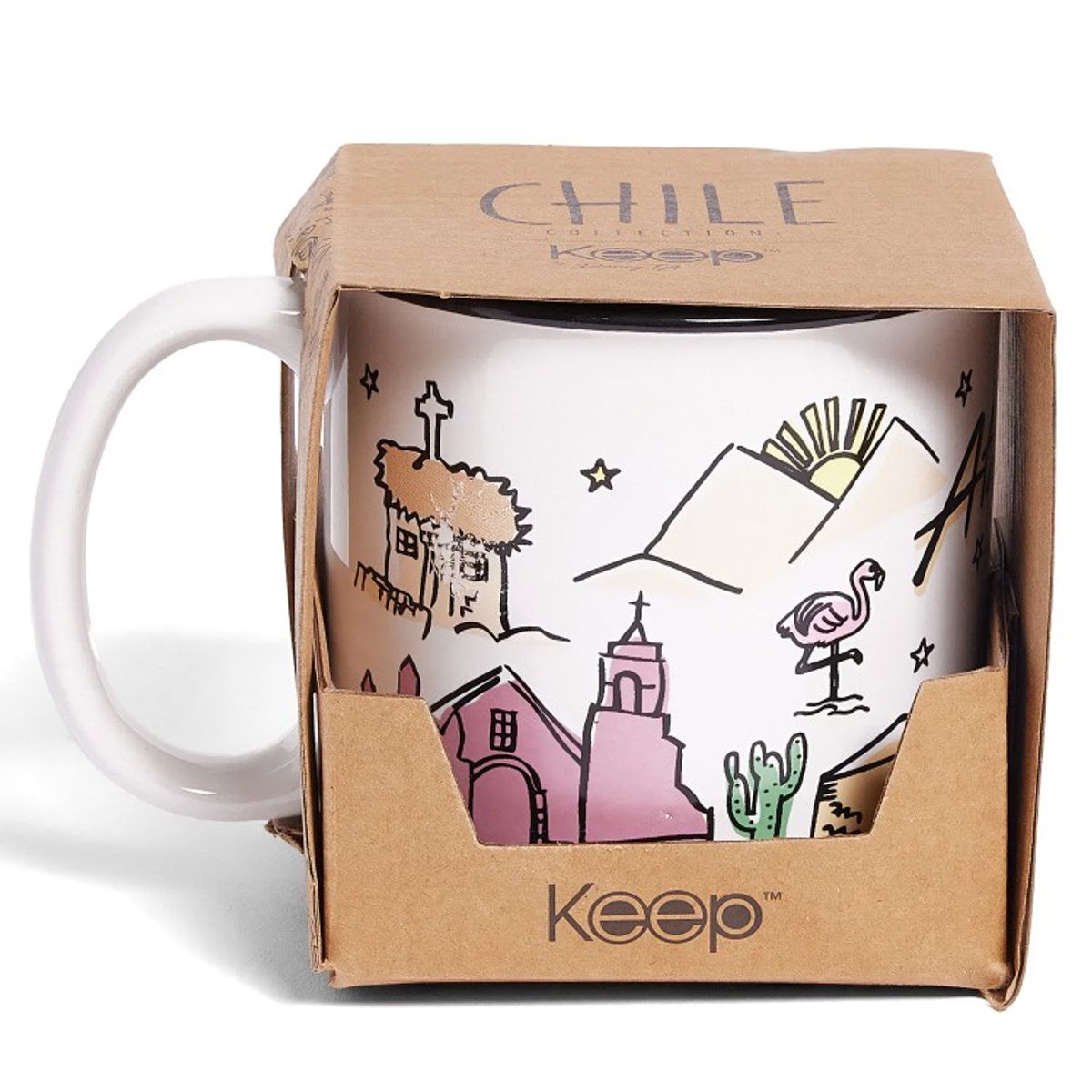 GLASSO - Tazon 12 OZ Vintage Chile Coleection  ccaja Glasso