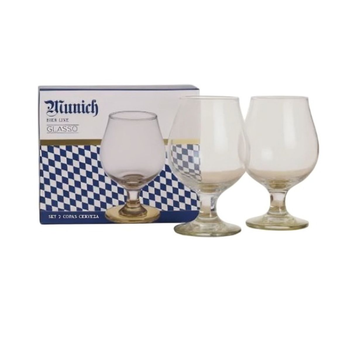GLASSO - Set 2 copas Cerveza 495ML Munich Glasso