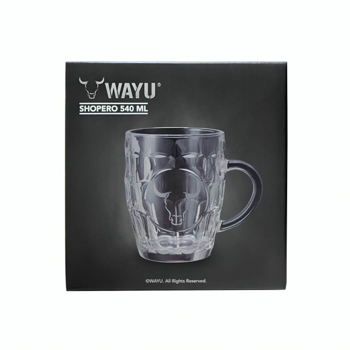 WAYU - Chopero Vidrio Wayu 580ml Shopero Beer Mug Cervecero Bar Bbq