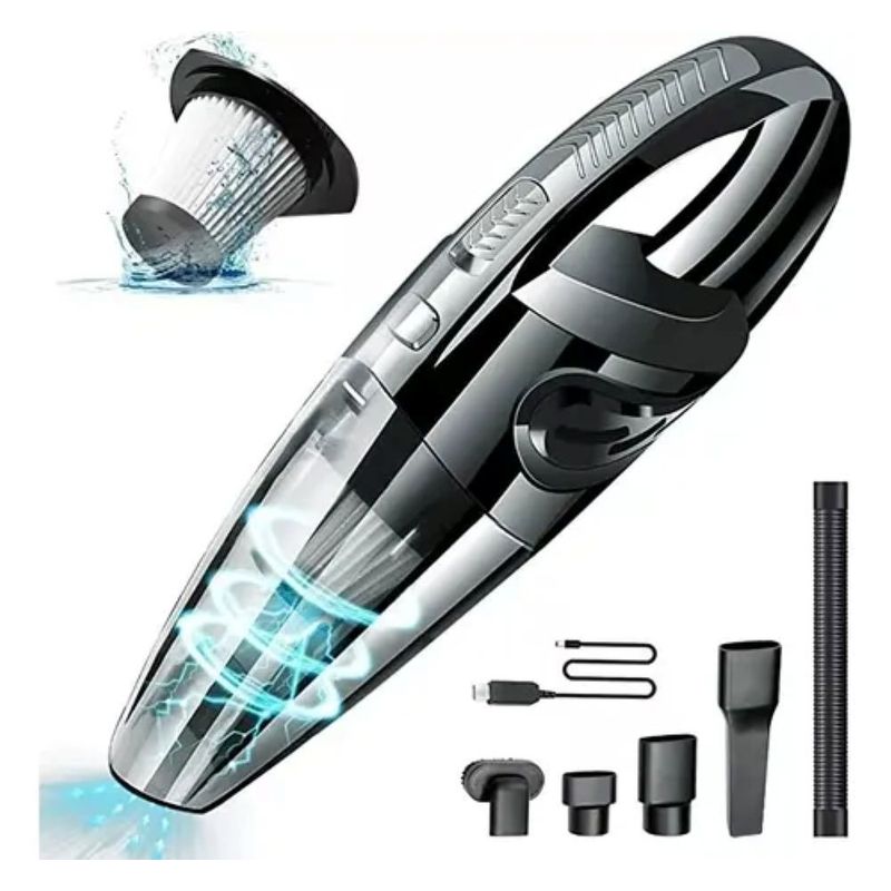 GENERICO - Aspiradora De Mano 120w Recargable De Alta Potencia Portátil
