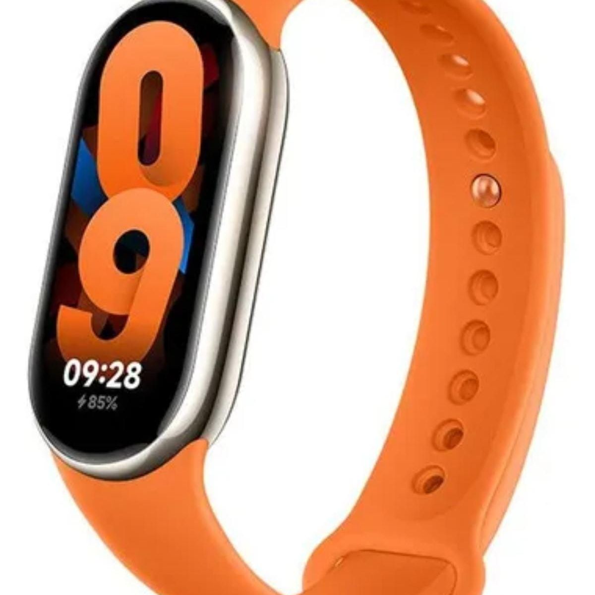 XIAOMI - Correa De Silicona Xiaomi Para Band 8 Naranja