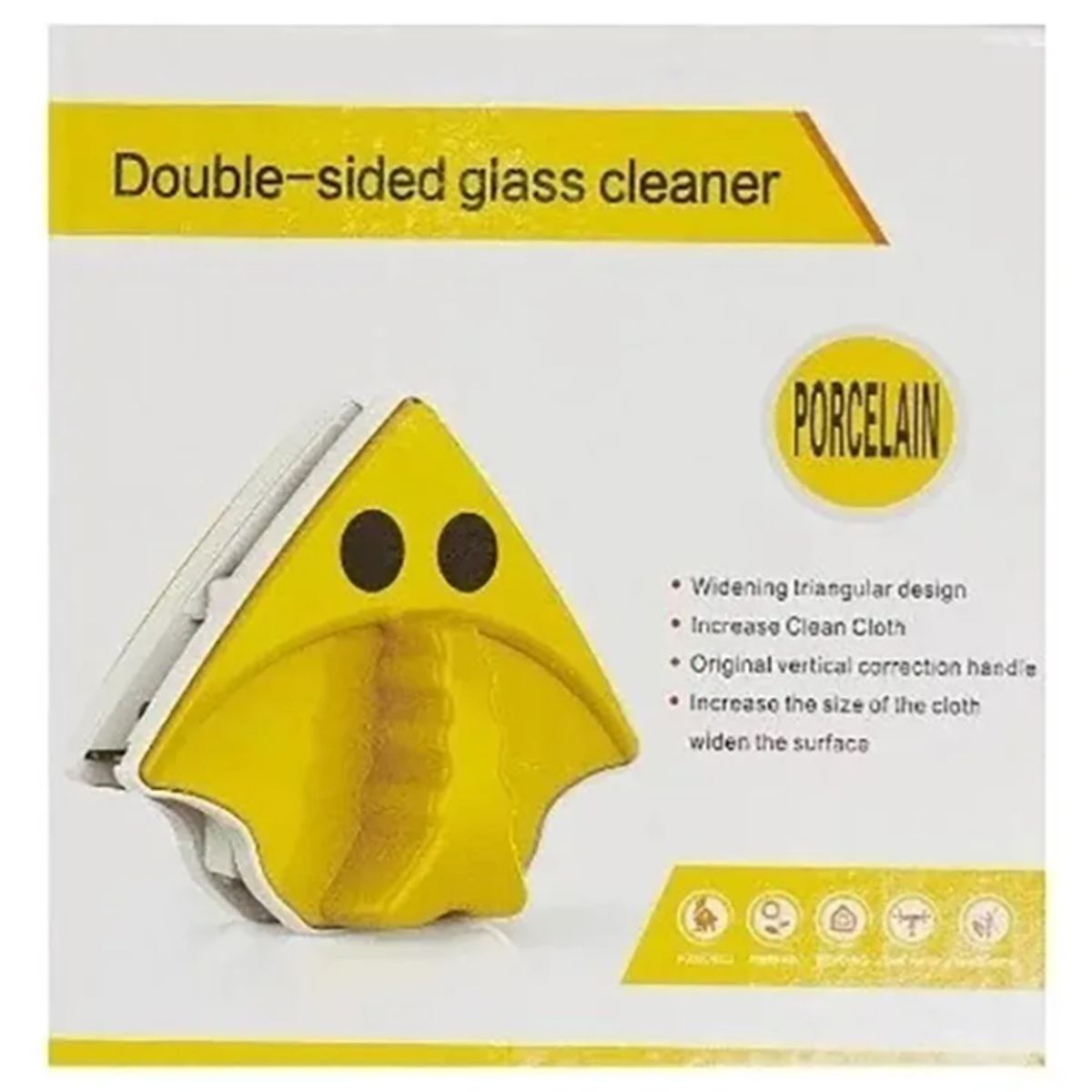 GENERICO - Limpiador De Ventanas Súper Magnético De Doble Cara