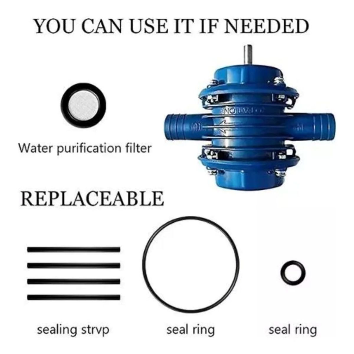GENERICO - Bomba Agua De Taladro Manual Mini Autocebante Plástico