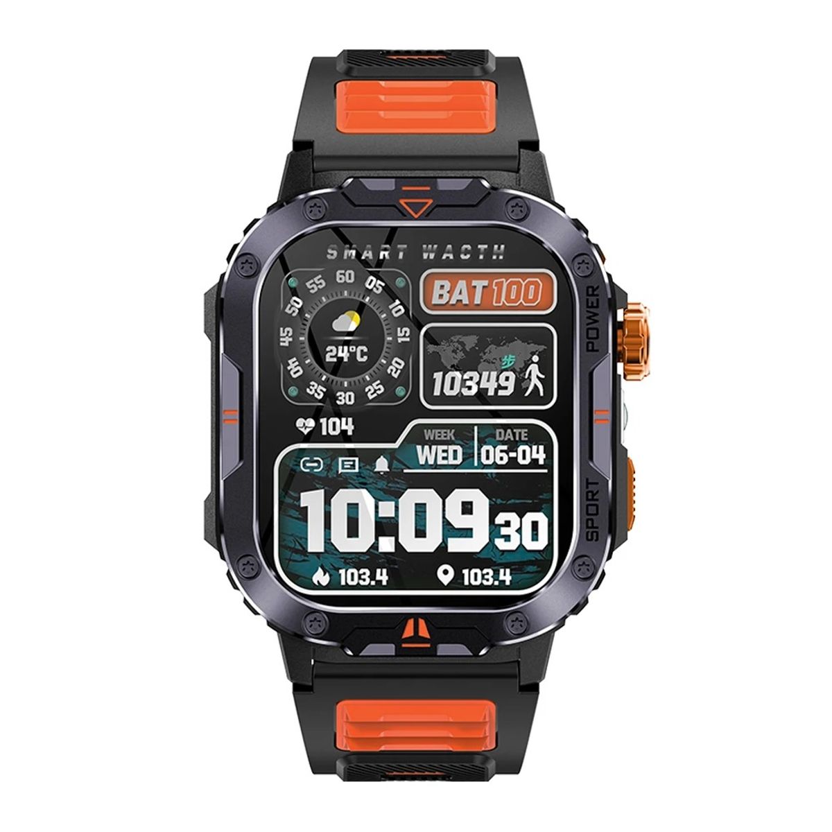 GENERICO - Smartwatch Deportivo Llamadas Bluetooth Música Linterna 320X385