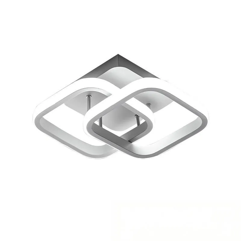 UMEXUS - Lámpara de Techo Cuadrada Blanco