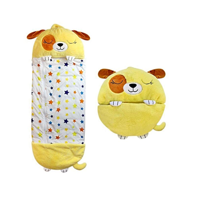 GENERICO - PELUCHE PARA DORMIR PARA NIÑO O NIÑA PERRO AMARILLO