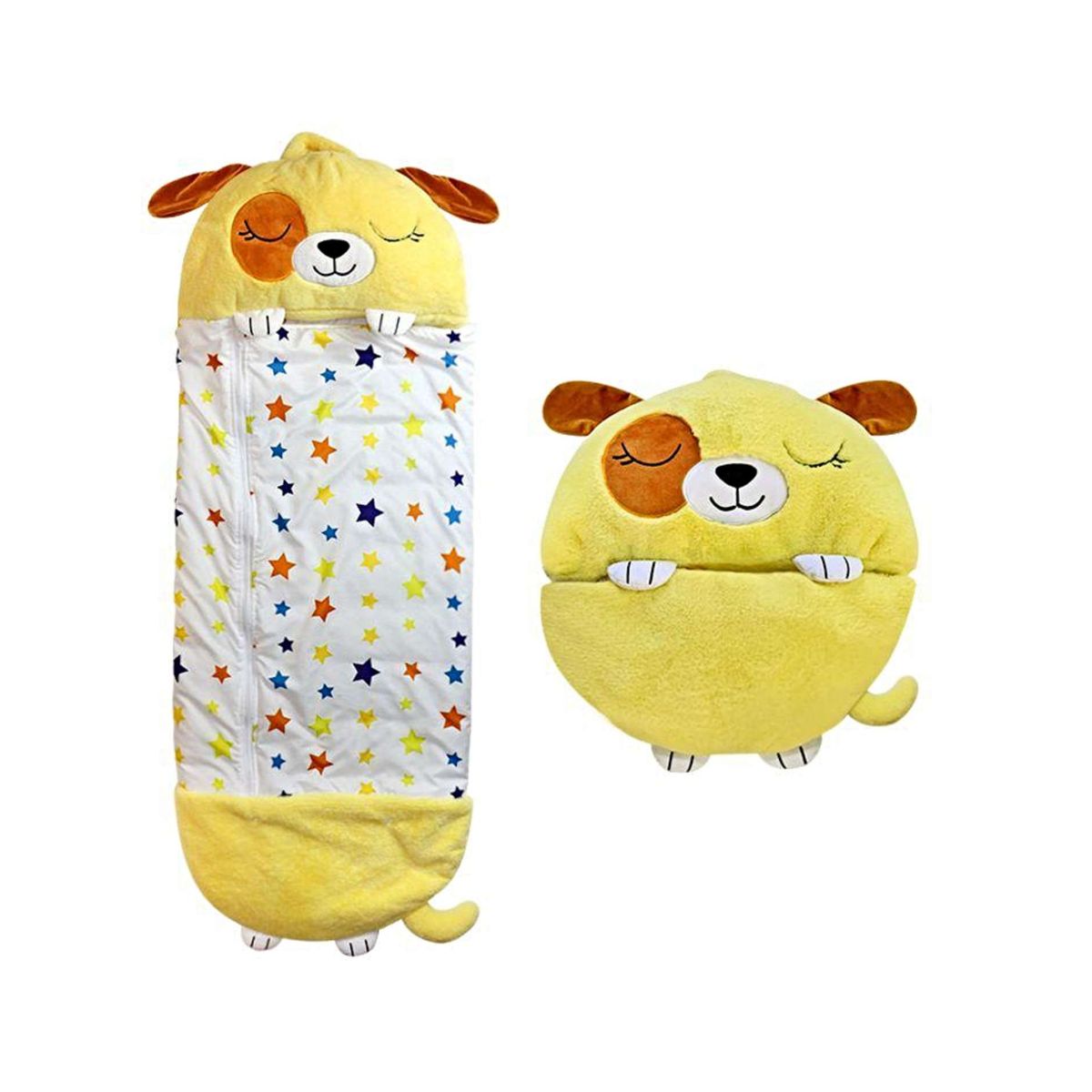 GENERICO - SACO PARA DORMIR PARA NIÑO O NIÑA PERRO AMARILLO
