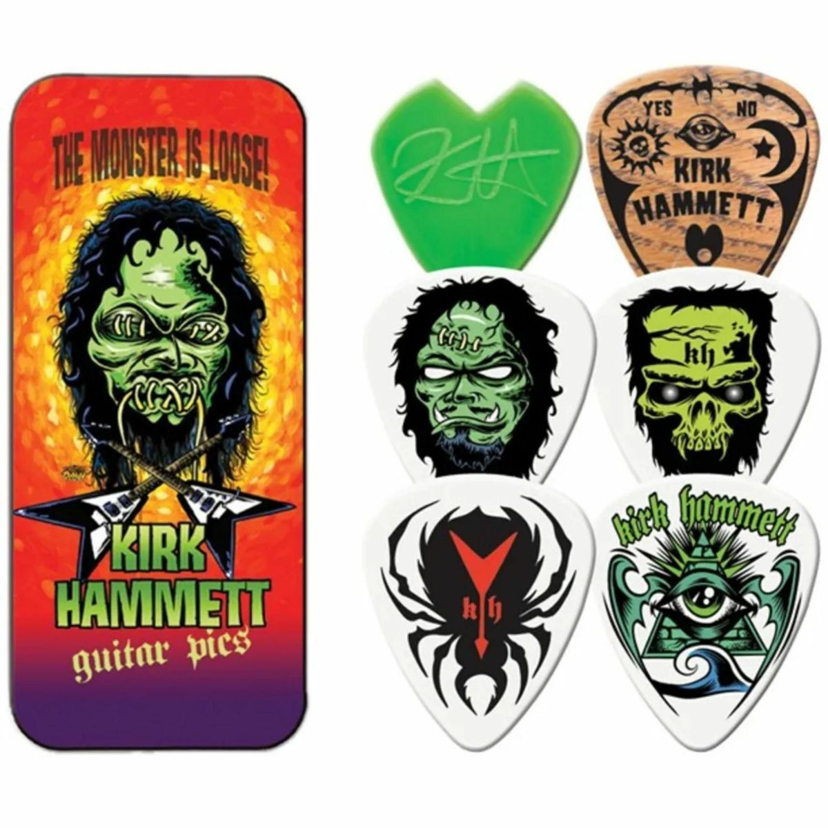 DUNLOP - Pack de 6 uñetas Dunlop KH01T088 Metallica Signature