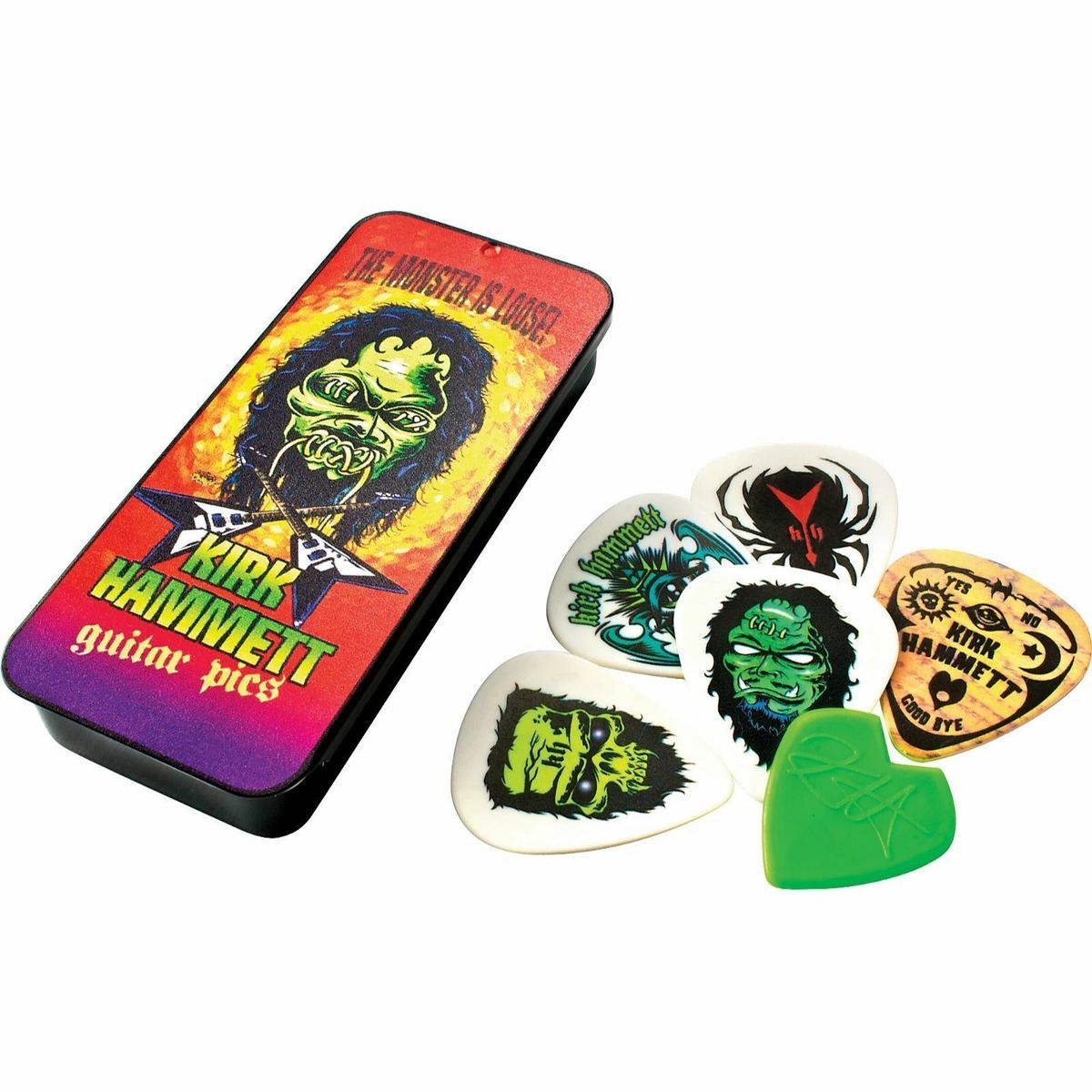 DUNLOP - Pack de 6 uñetas Dunlop KH01T088 Metallica Signature