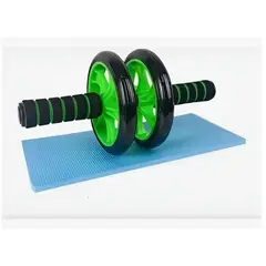 GENERICO - Rueda Abdominal Alta Calidad + Mini Mat Para Rodillas