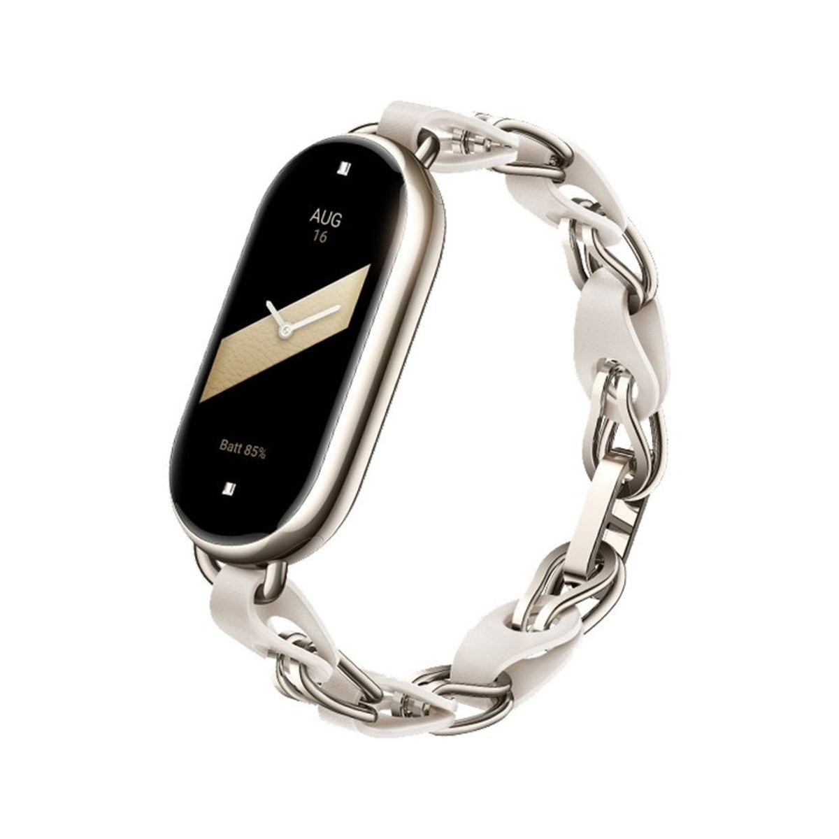 XIAOMI - Mi Band 8 pulsera de acero inoxidable de moda Blanca