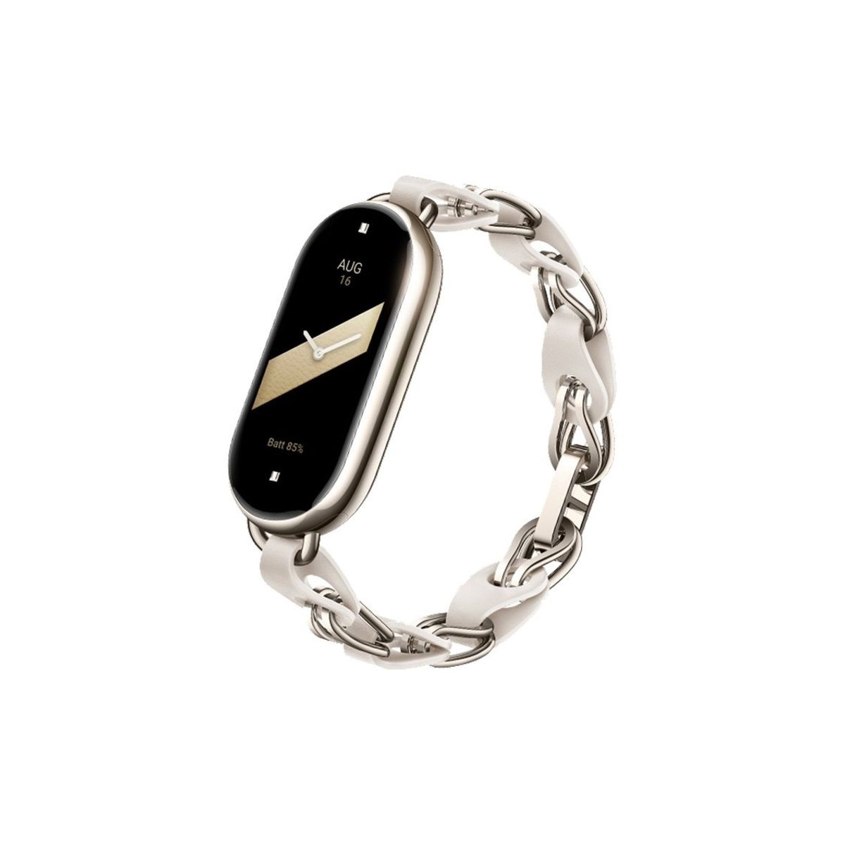 XIAOMI - Mi Band 8 pulsera de acero inoxidable de moda Blanca