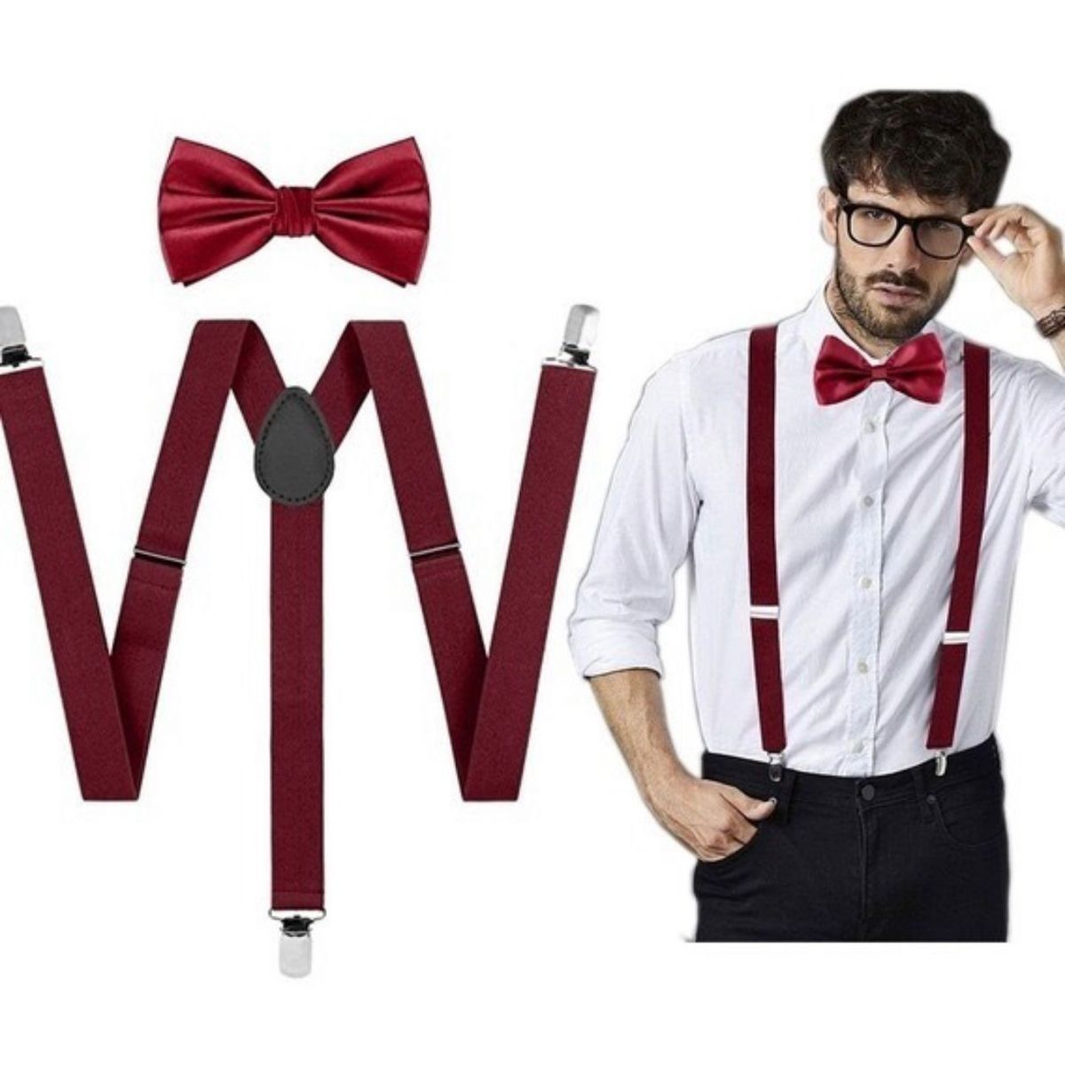 XPRESS RECHARGE - Set Suspensores Tirantes  Humita Para Adultos Hombre  Mujer