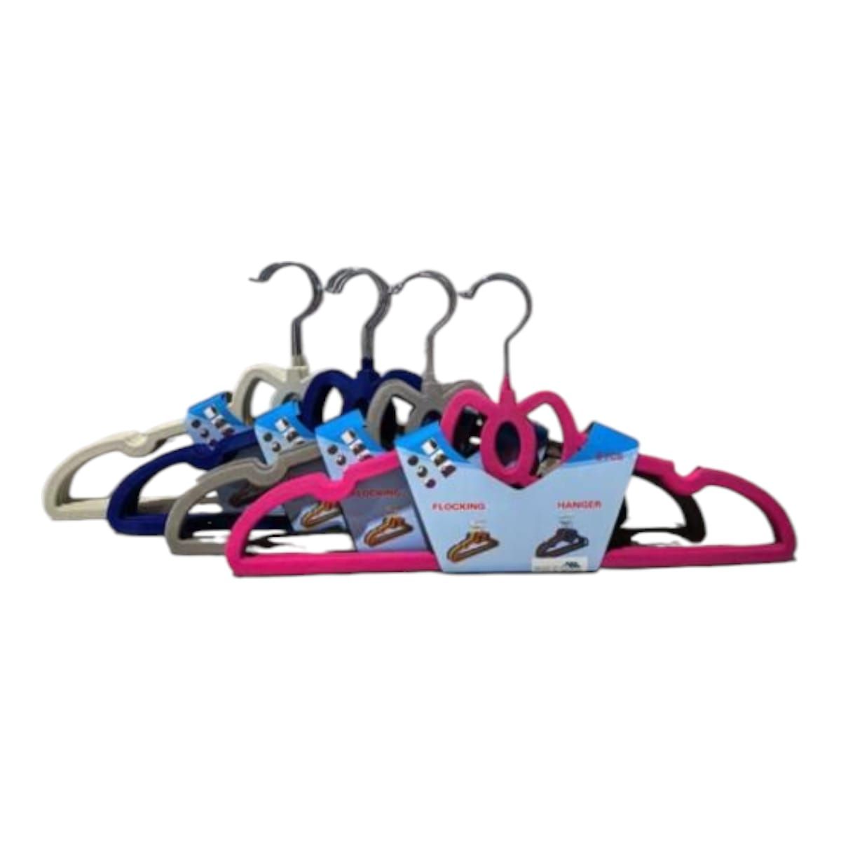 GENERICO - Set 5 Colgadores Infantiles Antideslizantes Diseño Lazo Gms