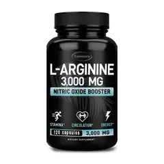 GENERICO - Arginina 3000 Aumento Oxido Nitrico L-arginina 120 Caps