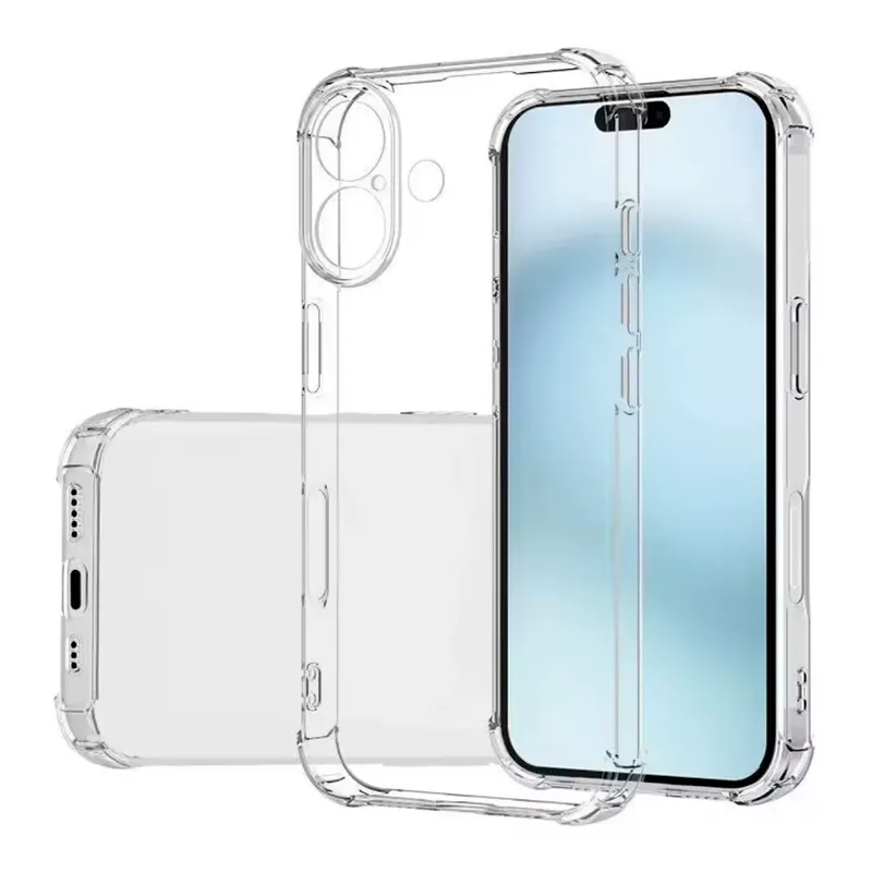 GENERICO - Carcasa Transparente Reforzada Para iPhone 17 Normal