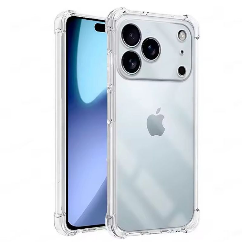GENERICO - Carcasa Transparente Reforzada Para iPhone 17 Pro Max