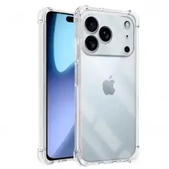 GENERICO - Carcasa Transparente Reforzada Para iPhone 17 Pro Max
