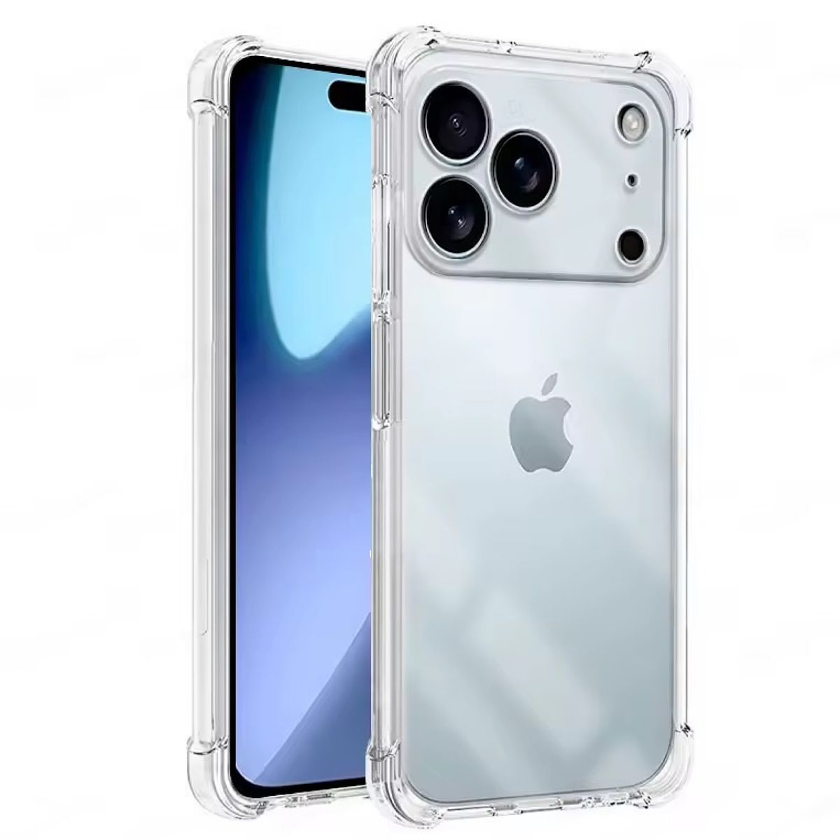 GENERICO - Carcasa Transparente Reforzada Para iPhone 17 Pro