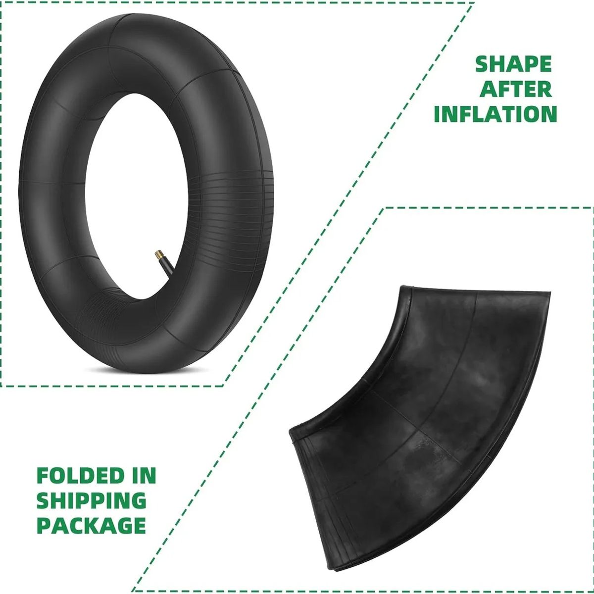 GENERICO - Camaras Compatible Con Tractor De Pasto 15x600x6