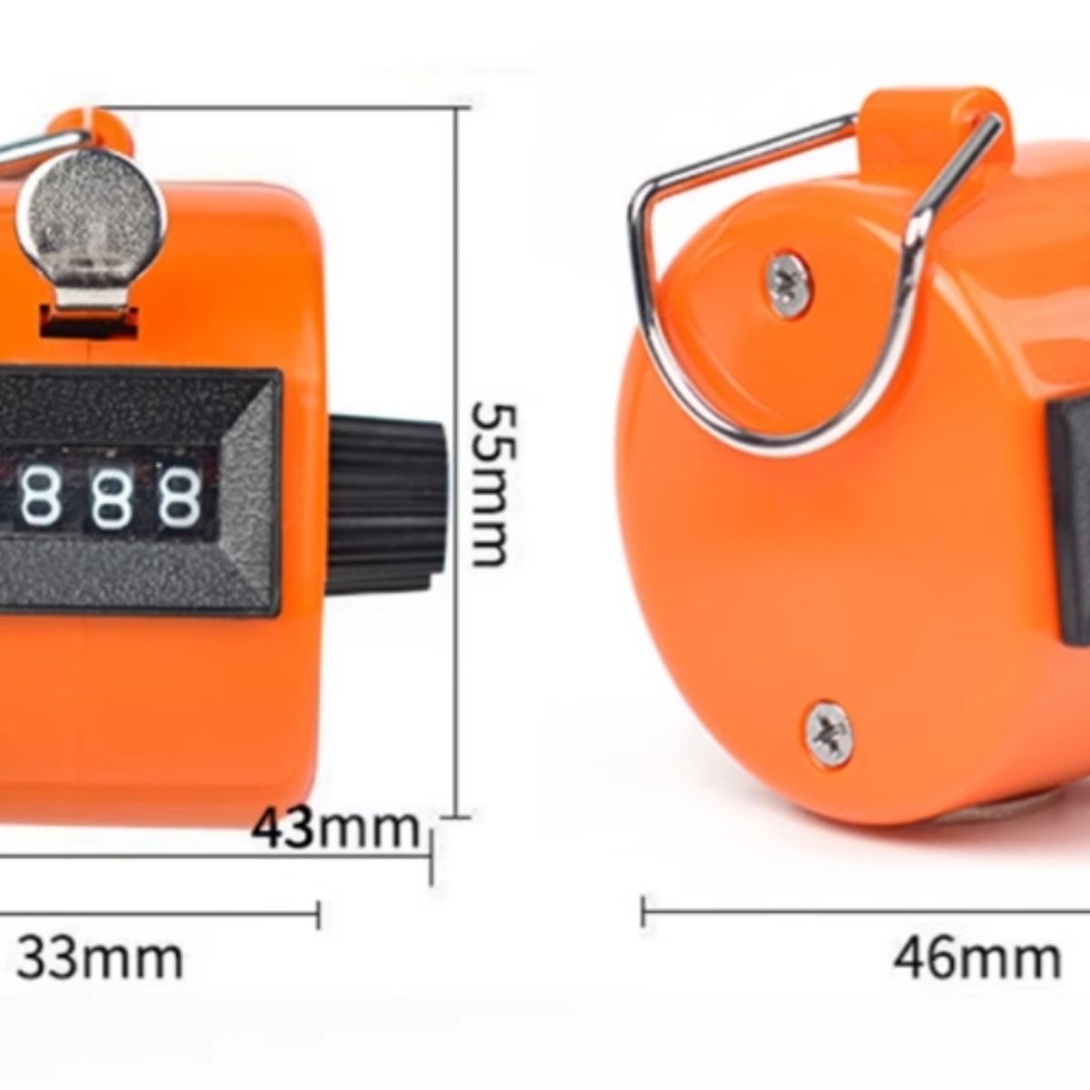 ATURE - Pack 6 De Contadores Mecánico Manual De Clicker Metal