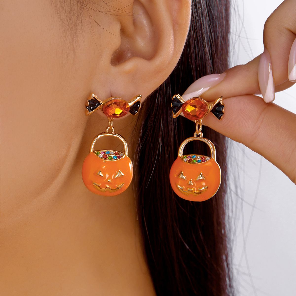 TIOZONEY - Aretes de Halloween Mujer