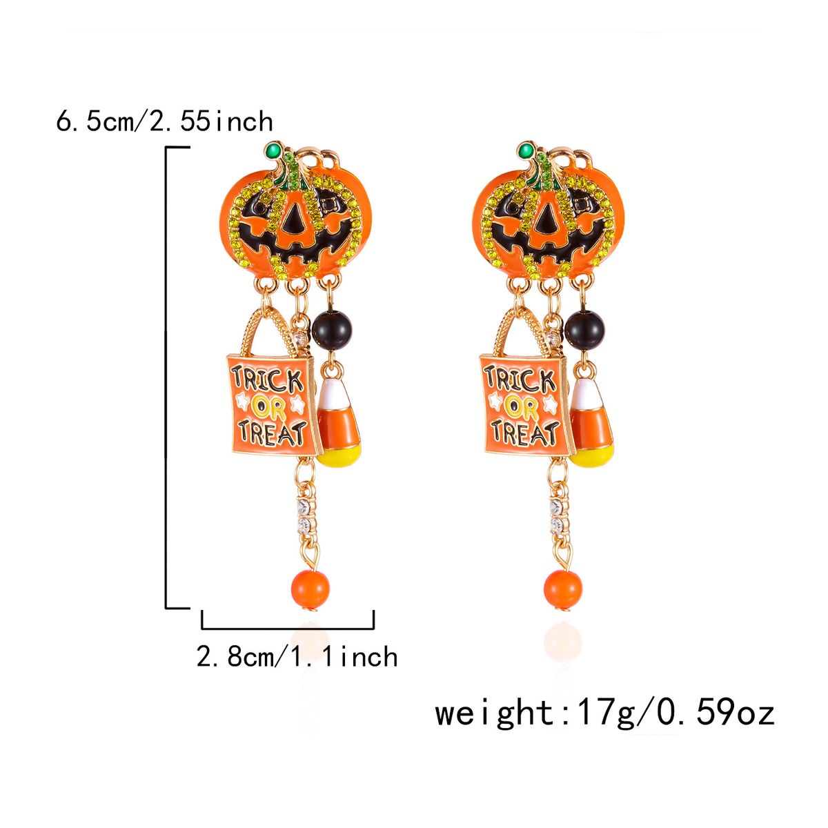 TIOZONEY - Aretes de Halloween Mujer