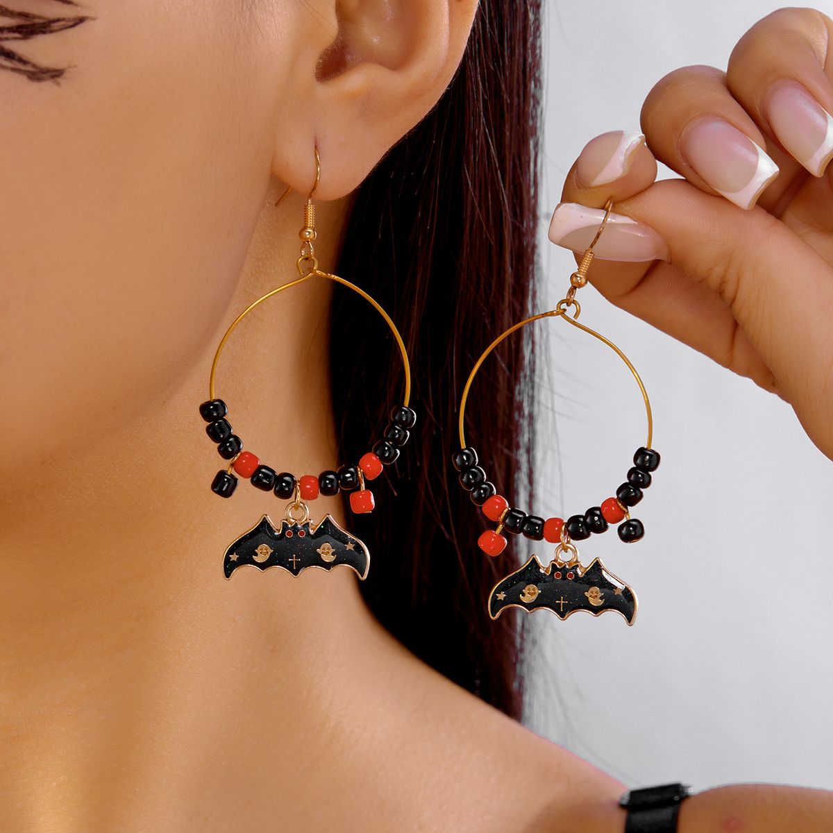 TIOZONEY - Aretes de Halloween Mujer