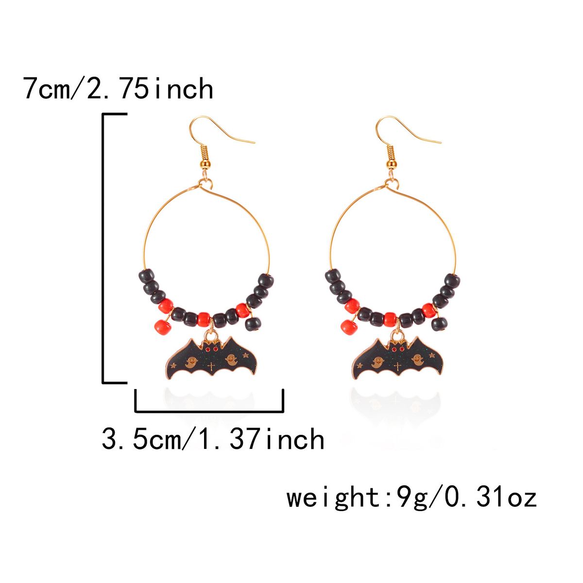 TIOZONEY - Aretes de Halloween Mujer