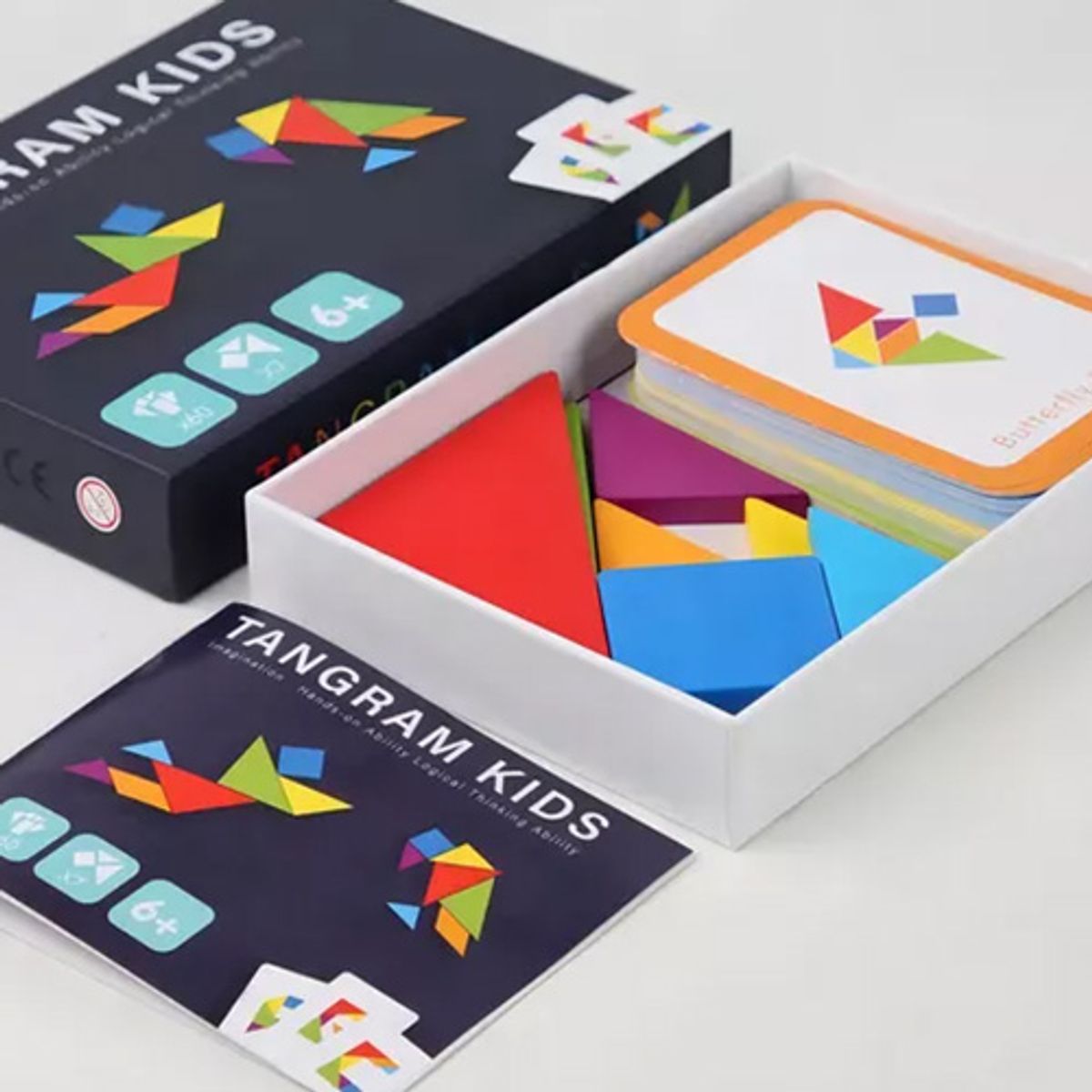 KINDA NICE - Divertidos Rompecabezas Tangram Juguete Educativos Para Niño