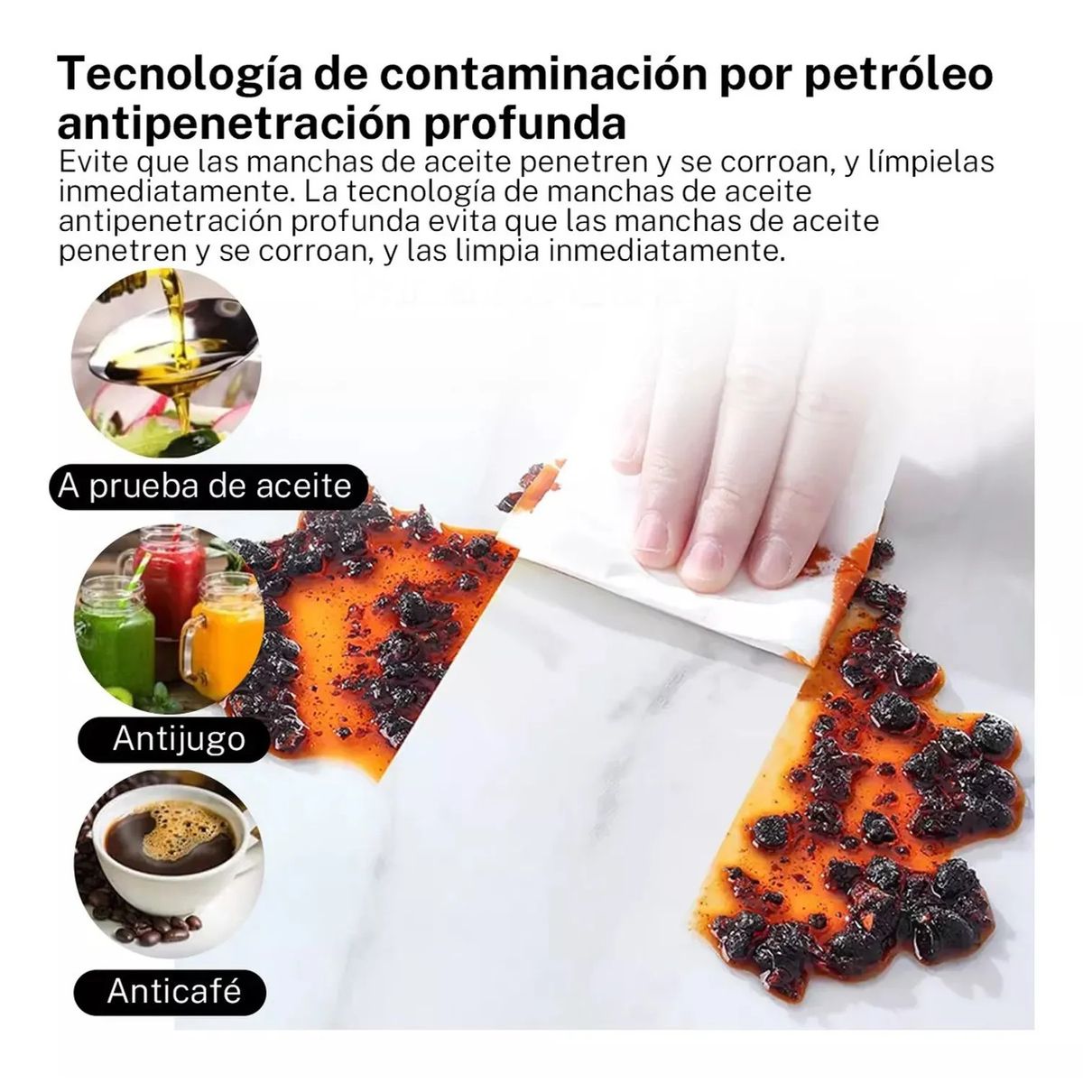 KUANGYE - Protector De Mesa 130x70cm De PVC Mantel Transparente