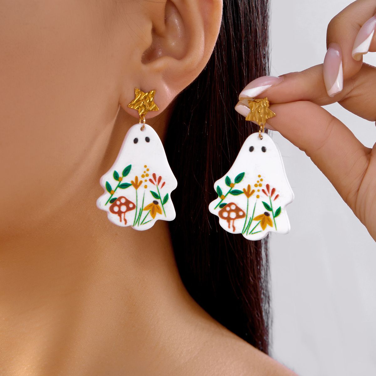 TIOZONEY - Aretes de Halloween Mujer