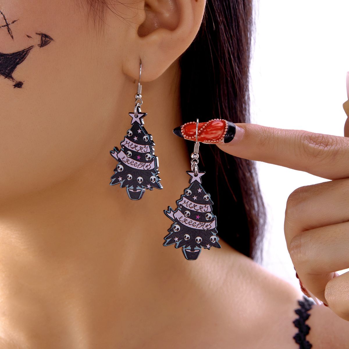 TIOZONEY - Aretes de Halloween Mujer