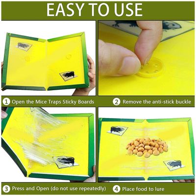 Imagen 2 del producto Pack 30 Laminas Trampa Atrapa Rata Ratón Pegamento