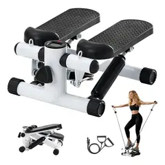 EVERSO - Mini Maquina Escaladora Ejercicios Stepper Bandas Elásticas