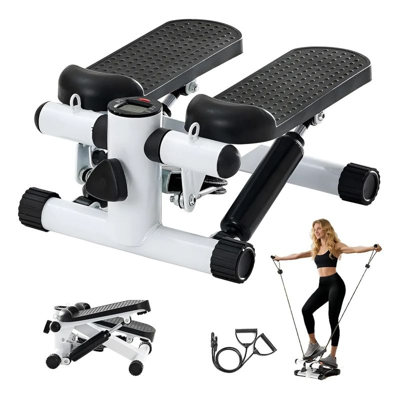 EVERSO - Mini Maquina Escaladora Ejercicios Stepper Bandas Elásticas