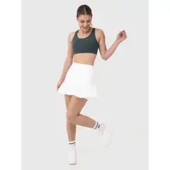 BSOUL - Falda Mujer Plisada Blanca