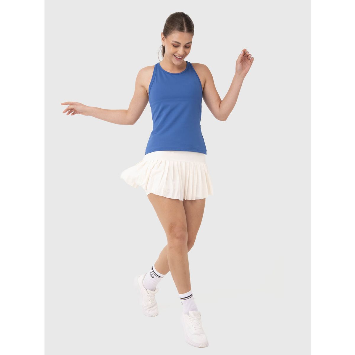 BSOUL - Polera Mujer Open Back Azul BSOUL