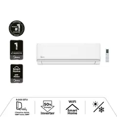 MIDEA - Aire acondicionado Split Eléctrico XTRA09k 9000 Btu