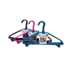 GENERICO - Kit 10 Perchas de Alambre para Ropa Gms