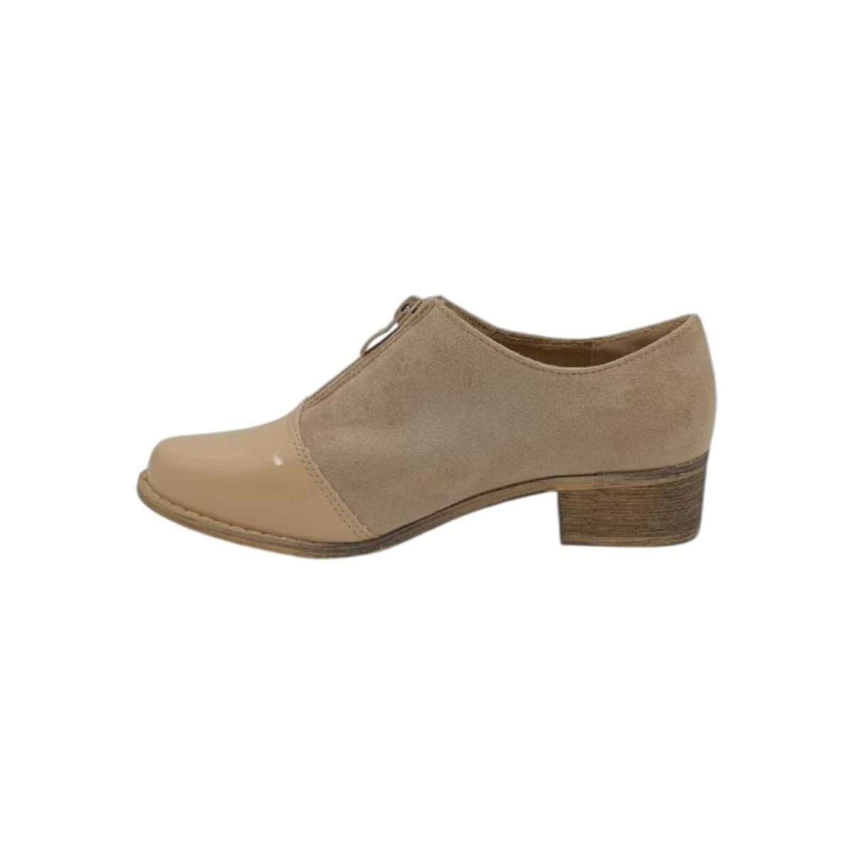 HERIEL - Zapato Beige Bajo Mujer