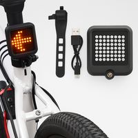 Luz De Bicicleta Led Trasera Inteligente Control Direccional