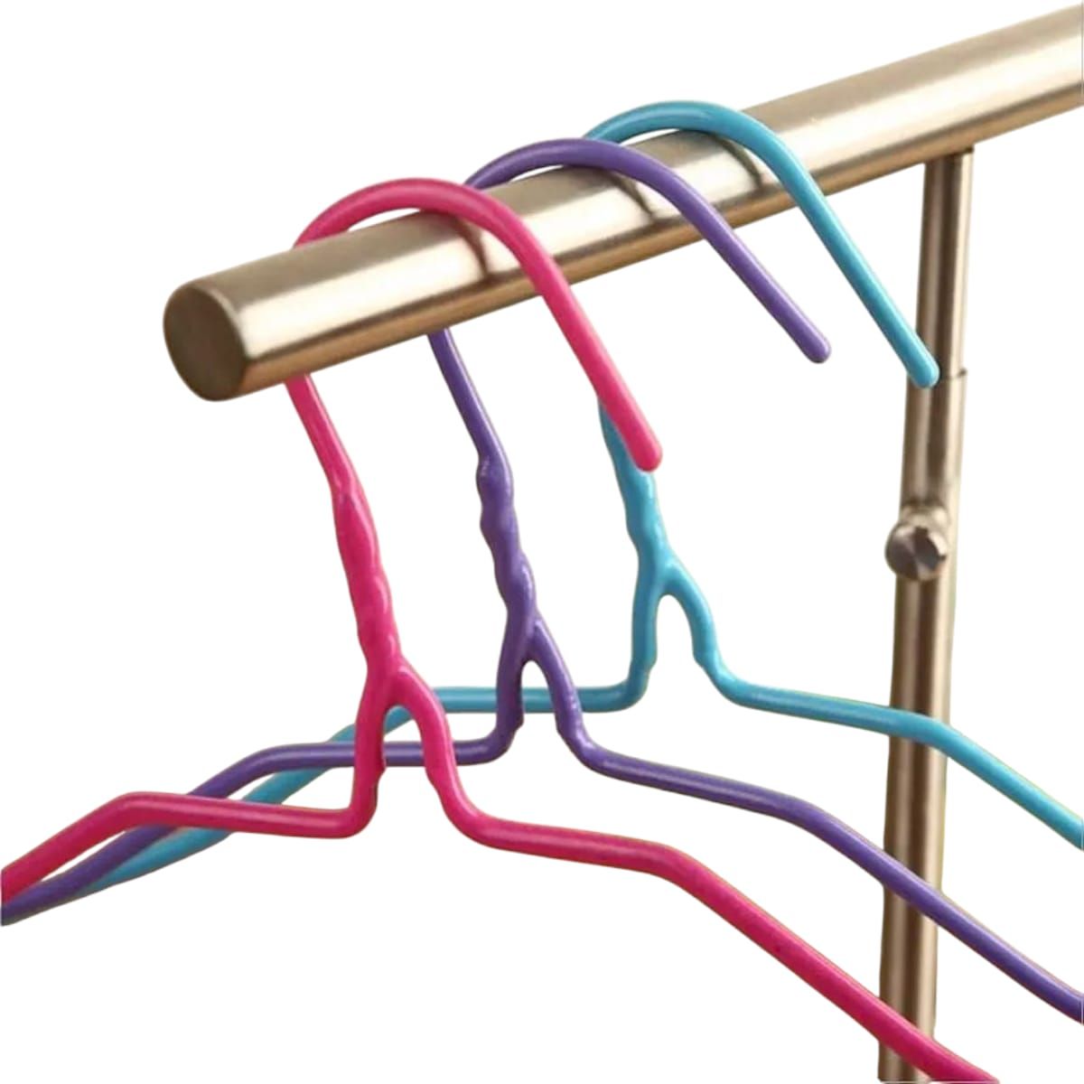 GENERICO - Set 10 Colgadores de Alambre para Ropa infantil Gms
